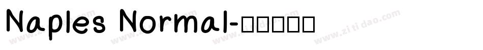 Naples Normal字体转换